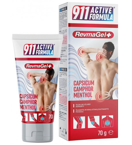 911 – revmagel na svaly, chrbát, ruky a nohy - UA 70 g