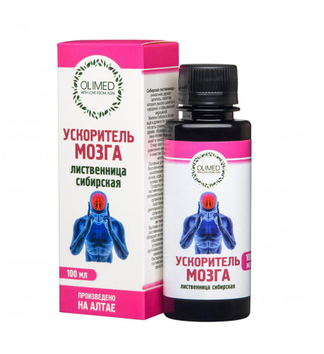 Sibírsky smrekovec "Olimed" - posilnenie mozgu 100 ml 