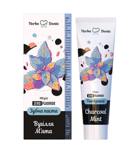 Zubná pasta /bez fluoru/ - aktívne uhlie a mäta 100 g