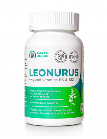 Leonurus (srdcovník) s Mg , vitamín B6 180 kaps.  EXP: 01. 03. 2027