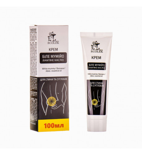 Krém BIELE MUMIO na chrbát a kĺby - 100 ml - Ecolek