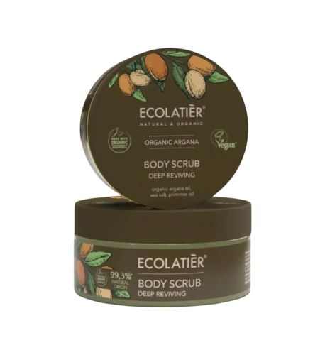 Telový peeling hĺbkovo vyživujúci Organic Argana- 300g - Ecolatier