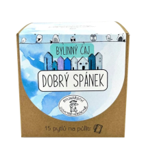 Porcovaný bylinný čaj Dobrý spánok - 45g (15x3g)- Bylinářství U Chytré horákyně