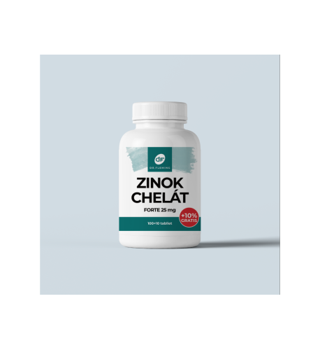 Zinok Chelát Forte 25 mg - 110 tabliet - Dr. Fleming