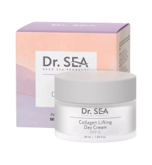 Kolagénový denný liftingový krém SPF15 - 50ml - Dr. Sea Kolagénový denný liftingový krém SPF15 - 50ml - Dr. Sea