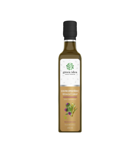 Pestrec mariánsky – trstinový sirup 250 ml – Green idea