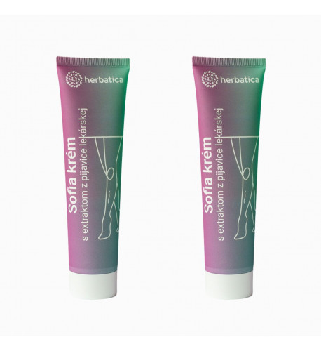 Zvýhodnené dvojbalenie: 2 x Sofia krém na kŕčové žily s extraktom z pijavice lekárskej - 150 ml