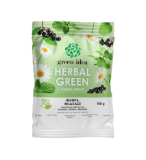 Herbal green – bylinné cukríky 100 g – Green idea Herbal green – bylinné cukríky 100 g – Green idea