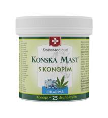Konská masť s konope chladivá - 500 ml - SwissMedicus