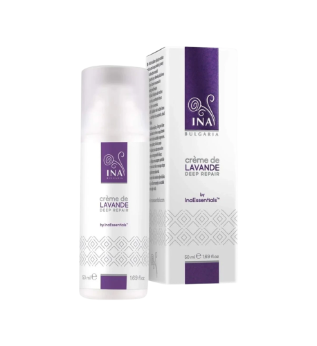 Lavender secret - prírodný krém na suché ruky - 50 ml - INA Essentials Lavender secret - prírodný krém na suché ruky - 50 ml - INA Essentials