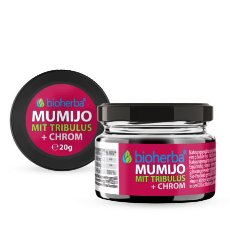 Mumio extrakt Shilajit s Tribulusom - 20 g - Bioherba