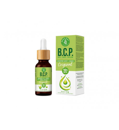 Konopné kvapky s BCP Original - 30 ml - Zelená Země
