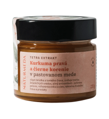 Terapeutický med s kurkumou a čiernym korením - 220g - Naturmeda