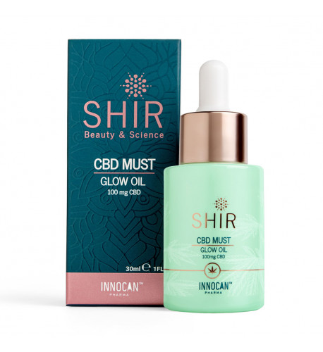 CBD rozjasňujúci pleťový olej 30 ml - SHIR Beauty & Science