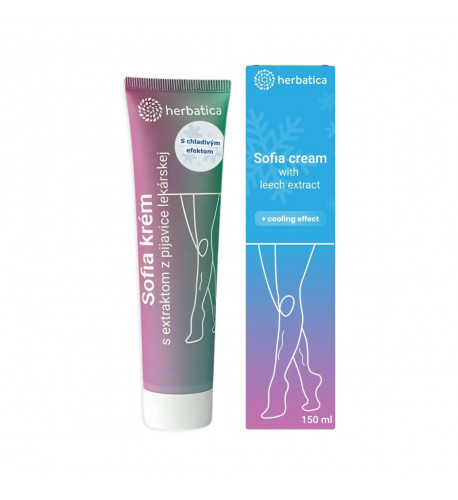 Sofia krém na žily s extraktom z pijavice lekárskej a pagaštanom konským, s chladivým efektom - 150 ml