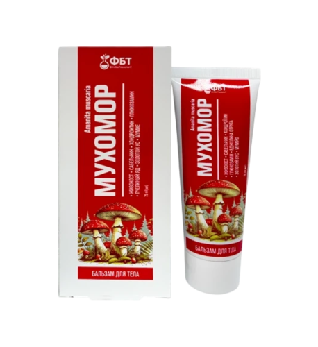Hrejivý telový balzam Muchomor s extraktom z muchotrávky – 75 ml – FBT