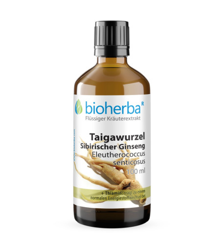 Sibírsky ženšen kvapky – tinktúra – 100 ml – Bioherba