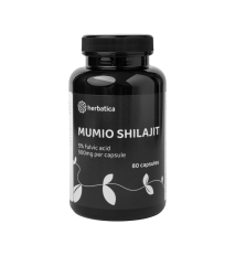 Shilajit - očistené mumio premium (500mg) - výživový doplnok - 80 kapsúl