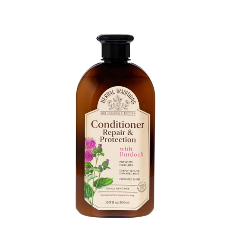Obnovujúci a ochranný kondicionér na vlasy s lopúchom - 500 ml - Herbal Traditions Obnovujúci a ochranný kondicionér na vlasy s lopúchom - 500 ml - Herbal Traditions