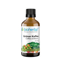 Zelená káva (Coffea arabica) kvapky – tinktúra – 50 ml – Bioherba Zelená káva (Coffea arabica) kvapky – tinktúra – 50 ml – Bioherba