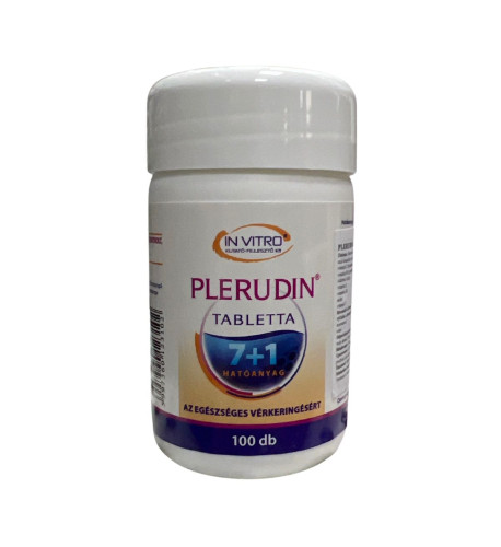 IN VITRO Plerudin tablety s vitamínmi - pre zdravé žily, obeh a ochranu buniek - 100 tabliet - InVitro