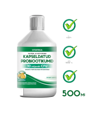 Probiotiká s prírodnou citrónovou príchuťou - 500 ml - Vitateka Probiotiká s prírodnou citrónovou príchuťou - 500 ml - Vitateka