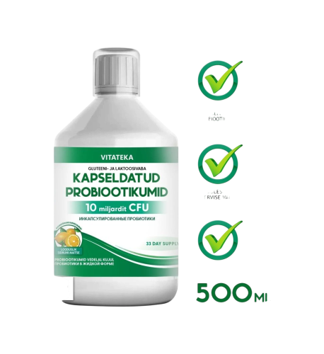 Probiotiká s prírodnou citrónovou príchuťou - 500 ml - Vitateka Probiotiká s prírodnou citrónovou príchuťou - 500 ml - Vitateka