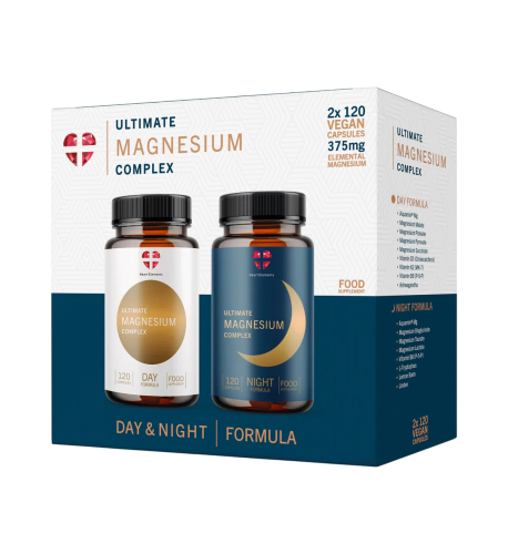 Ultimate Magnesium Complex - 2x 120 kapsúl - Heart Elements Ultimate Magnesium Complex - 2x 120 kapsúl - Heart Elements