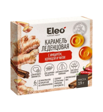 Karamelové cukríky so zázvorom, škoricou a chilli - 6ks/19g - ELEO Karamelové cukríky so zázvorom, škoricou a chilli - 6ks/19g - ELEO