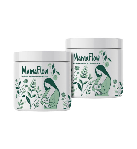 Zvýhodnený set 2x: Podpora laktácie - výživový doplnok pre dojčiace mamy - 120 g - MamaFlow Zvýhodnený set 2x: Podpora laktácie - výživový doplnok pre dojčiace mamy - 120 g - MamaFlow