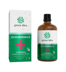Kapucínka+ s piperínom – bezliehová tinktúra 100 ml – Green idea Kapucínka+ s piperínom – bezliehová tinktúra 100 ml – Green idea