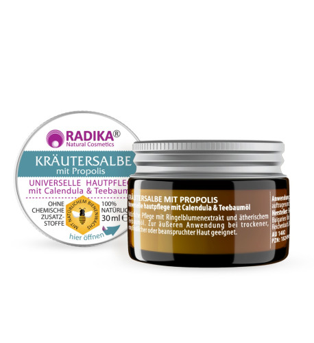 Univerzálna bylinná masť s propolisom - 30 ml - Bioherba
