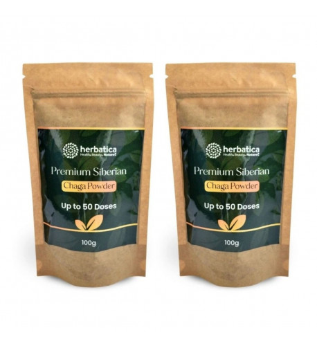 Zvýhodnený set: 2x Prémiová čaga sibírska 100% prášok - 100g