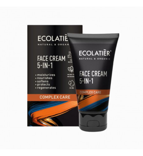 Krém na tvár 5 v 1 komplexná starostlivosť - 50 ml - Ecolatier