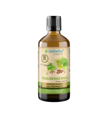 Hroznový olej lisovaný za studena - 100 ml - Bioherba