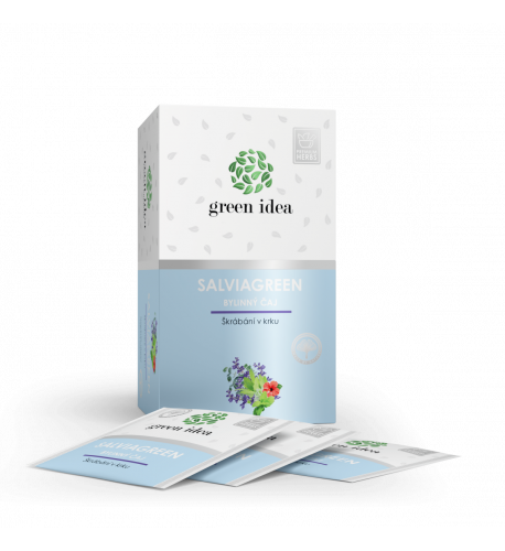 Herbex Salviagreen – bylinný čaj 20 sáčkov – Green idea