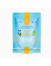 Renew - kúpeľová soľ s čajovníkovým a borovicovým olejom - unavené nohy a plesne - 330 g - INA Essentials
