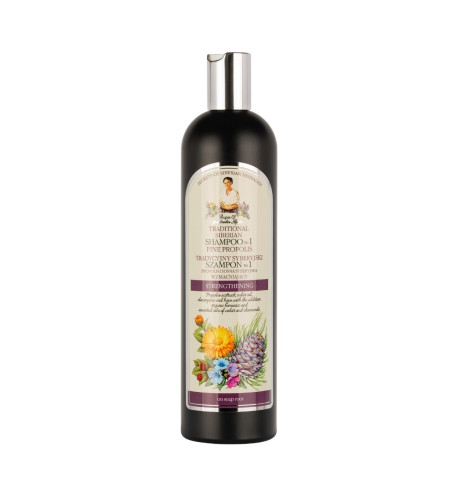 Šampón na vlasy №1 – borovicový propolis - 550 ml - Babička Agafia