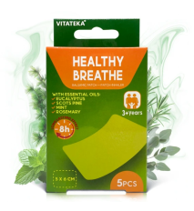 Healthy Breathe – aromaterapeutická inhalačná náplasť – 5 ks – Vitateka