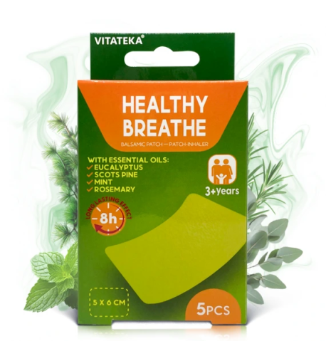 Healthy Breathe – aromaterapeutická inhalačná náplasť – 5 ks – Vitateka