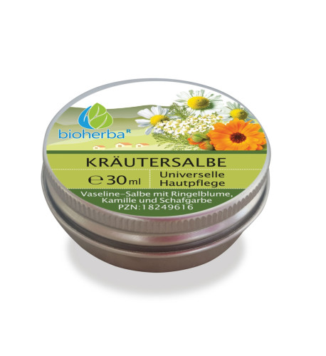 Bylinná masť s nechtíkom, harmančekom a rebríčkom - 30 ml - Bioherba