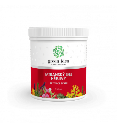 Tatranský bylinný gél - hrejivý 250 ml - Green idea