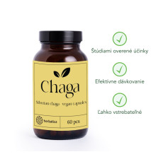 Čaga sibírska - 60 vegánskych kapsúl (300mg/ kapsula)
