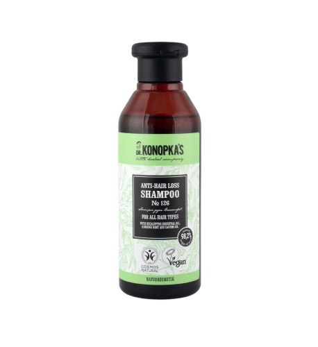 Šampón proti vypadávaniu vlasov №126 pre všetky typy vlasov - 280 ml - Dr. Konopka's Šampón proti vypadávaniu vlasov №126 pre všetky typy vlasov - 280 ml - Dr. Konopka's