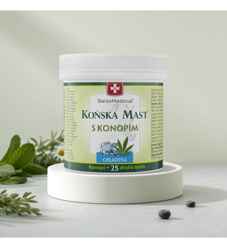 Konská masť s konope chladivá - 75 ml - SwissMedicus