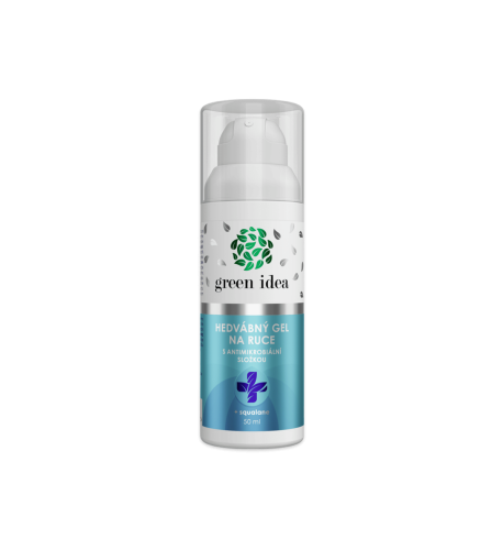 Hodvábny gél na ruky s antimikrobiálnou zložkou – Green idea
