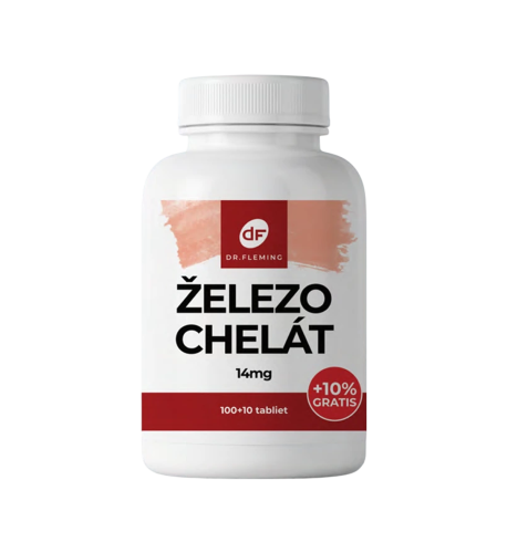 Železo Chelát 14mg - 110 tabliet - Dr. Fleming