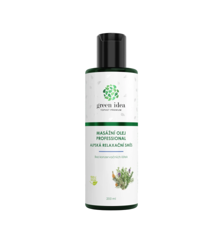 Alpská relaxačná zmes masážny olej 200 ml - Green idea Alpská relaxačná zmes masážny olej 200 ml - Green idea