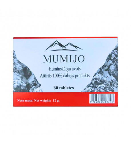 Altajské mumio Shilajit - 60 tabliet - BIOVIT LLC
