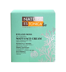 Matujúci pleťový krém s islandským machom - 50 ml - Natura Estonica